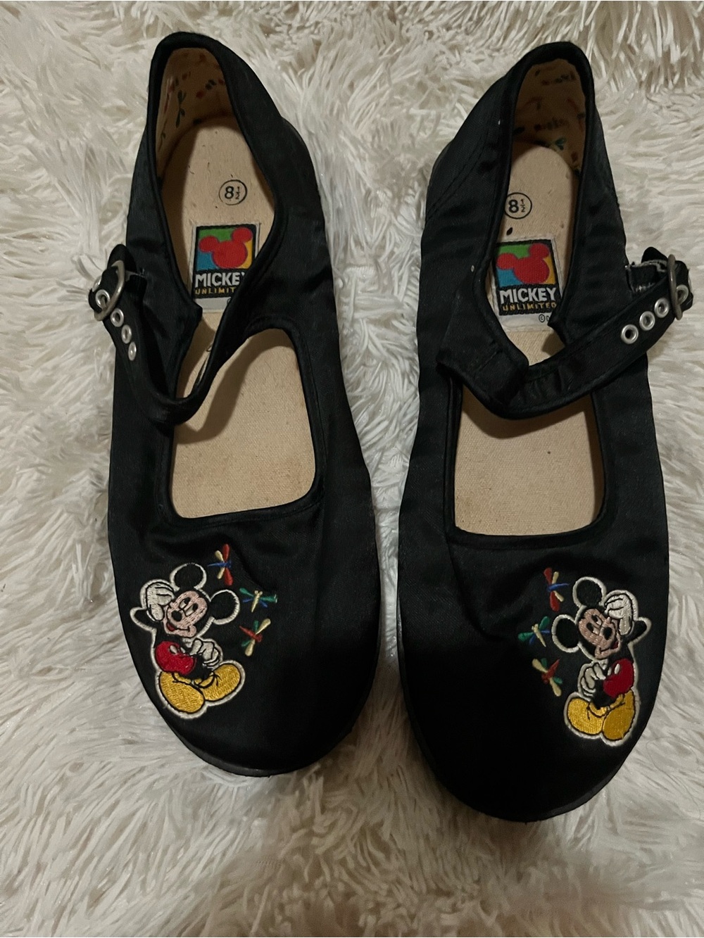 Mickey Unlimited Disney Vintage 90s Mary Jane Shoes